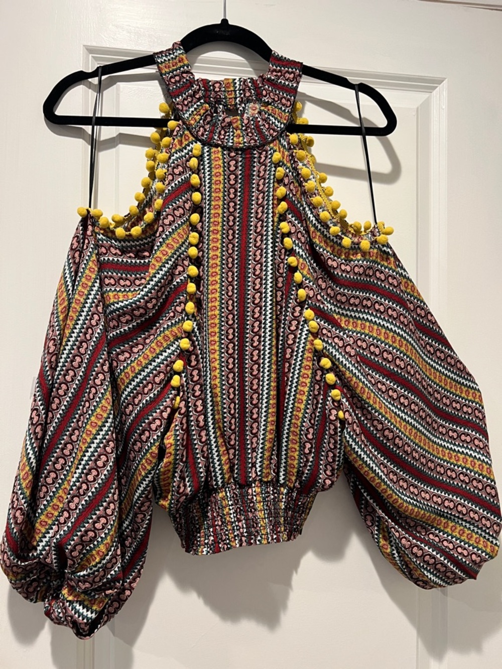 Ina festival Multicolor Striped boho top